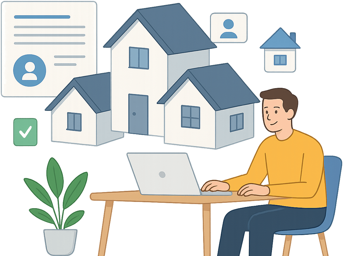 Illustration of property management